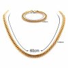 Stainless Steel Chain and Bracelet Set BT09